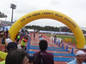 我々NHKランスマ各チーム（水色Ｔシャツ）続々フィニッシュ！