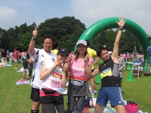 スタート直前。それまでどんより曇っていたのが嘘のよう！