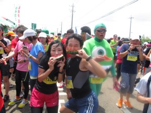 もちろん美味しく頂きました。 (一緒に走った友人と）