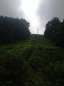 黒姫モントレイルの登り