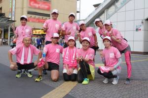 8/18(日)のゴール、長野駅前でラストの一枚。