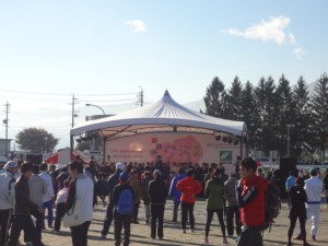 開会式、メインステージの様子。