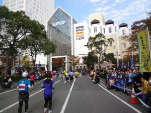 35km辺り、神戸市街。