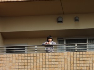 39km辺り、マンションのベランダから一人、声を枯らして応援してくれた女の子。元気もらいました☆